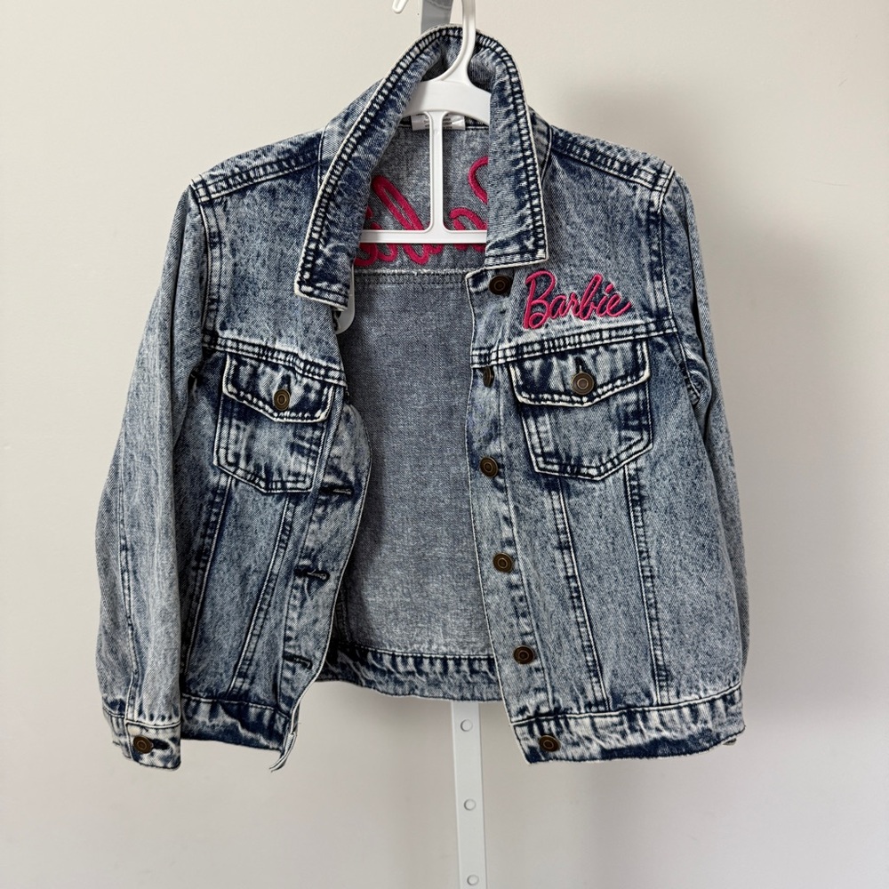 BARBIE JEAN JACKET‎ GIRLS SIZE M